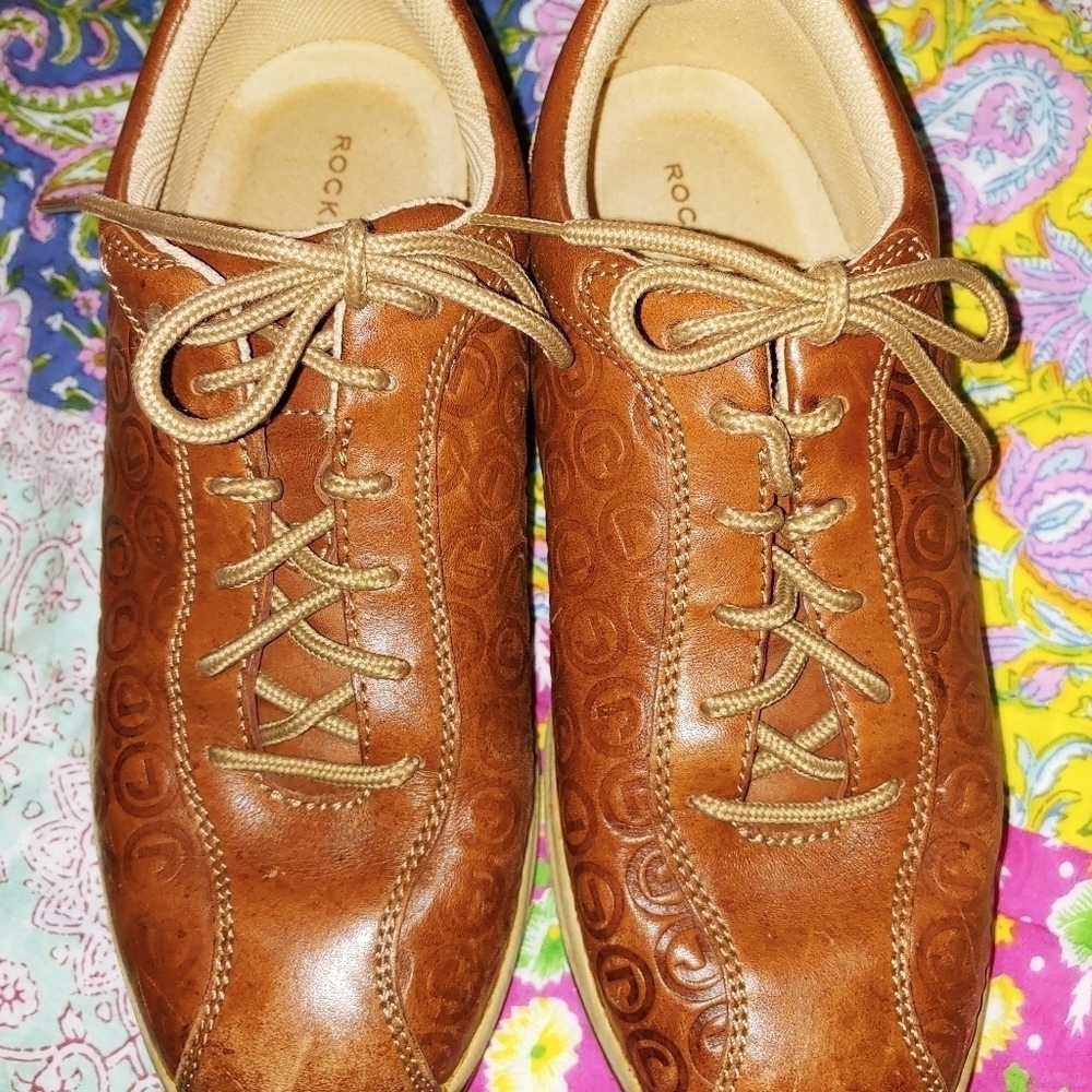 Vintage Rockport Leather Brown Shoes 7